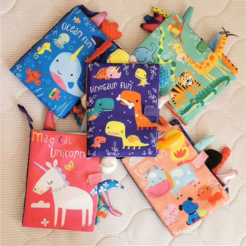 Kids Education Books - New Baby Rattles Mobiles Toy Soft