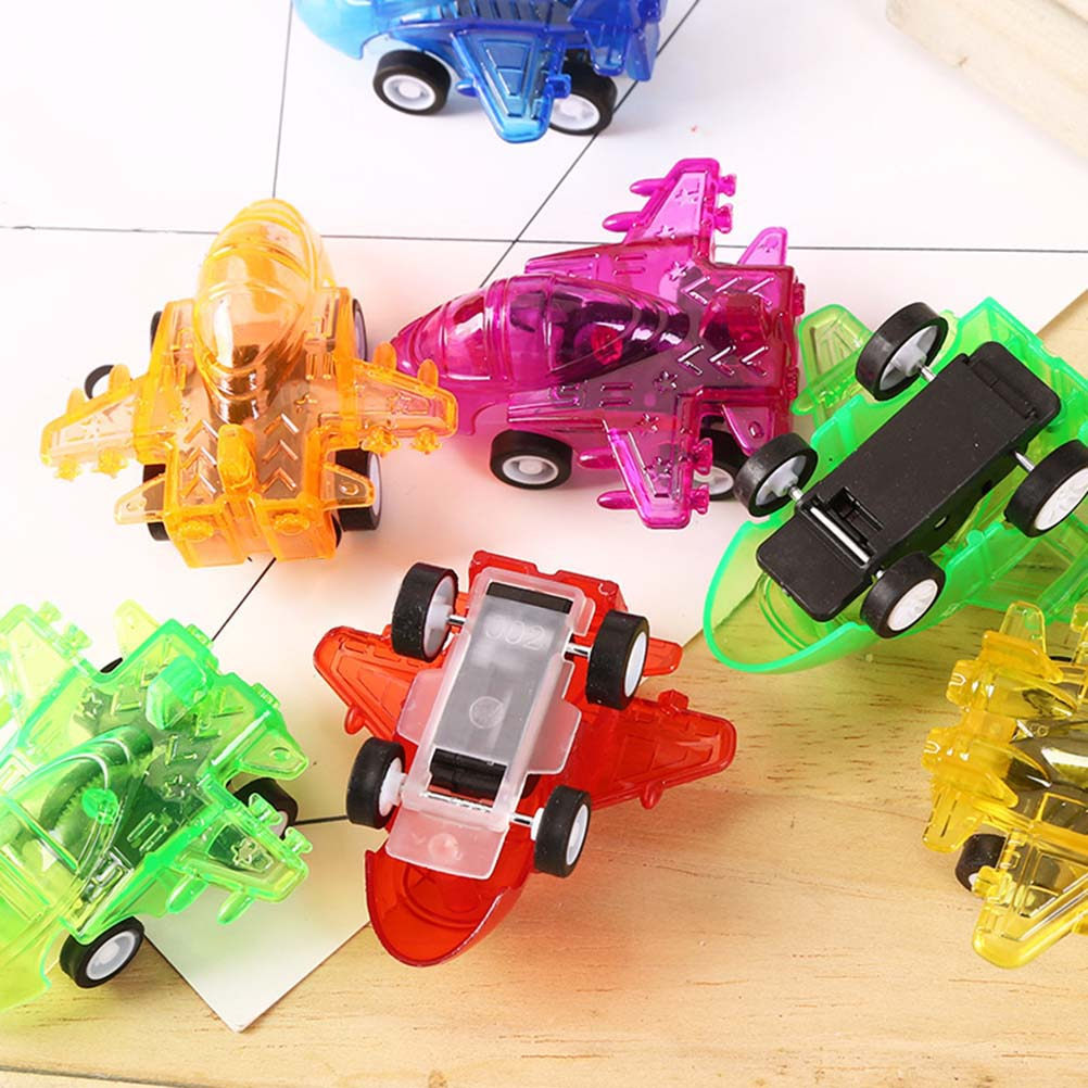 Educational Cartoon For Kids - 5Pcs Cartoon Aircraft Friction Inertia Planes