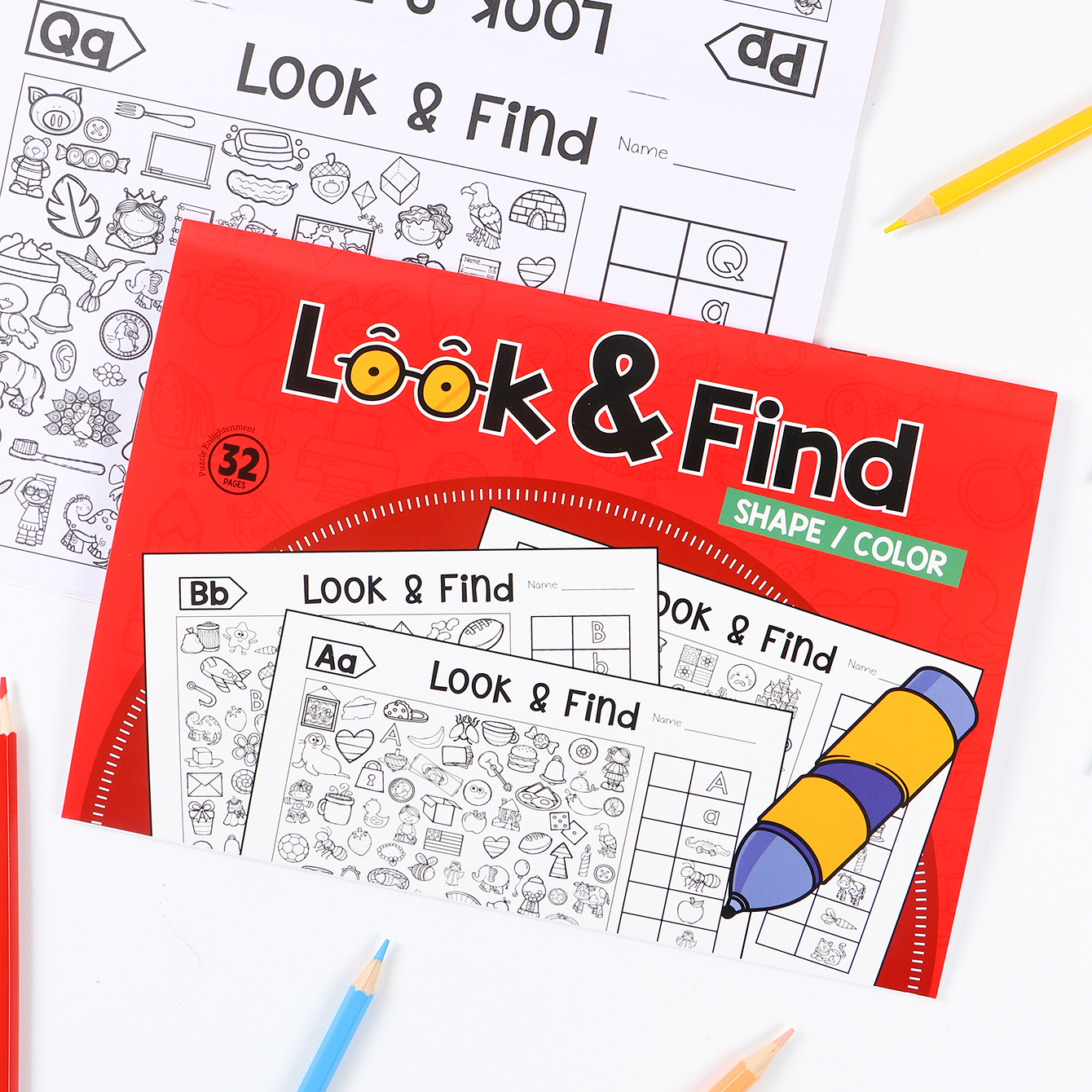 Kids Education Books - Kids Coloring Activity Book | Seek