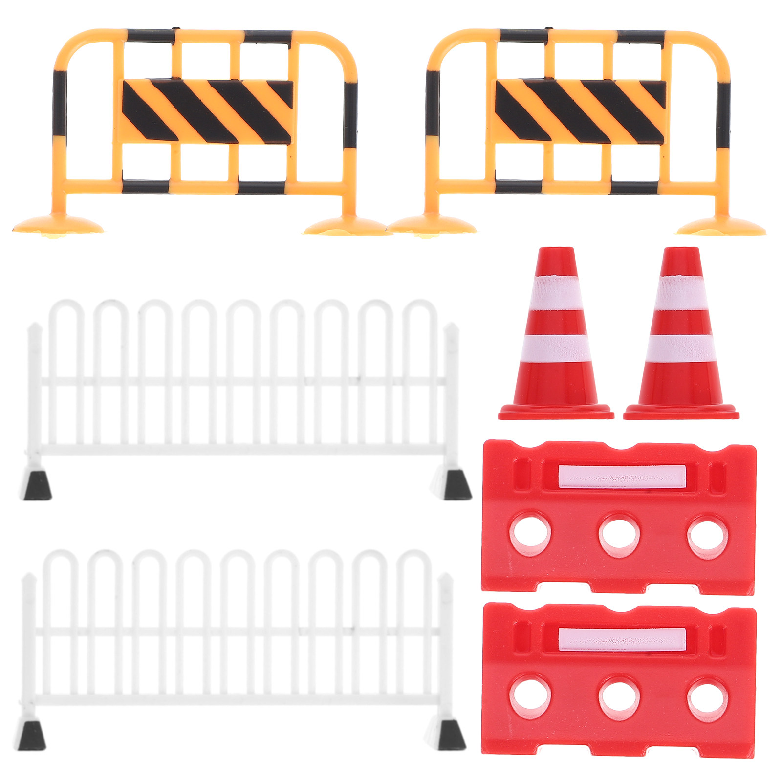 Kids Education Sites - 8Pcs Kids Traffic Roadblock Realistic Interactive