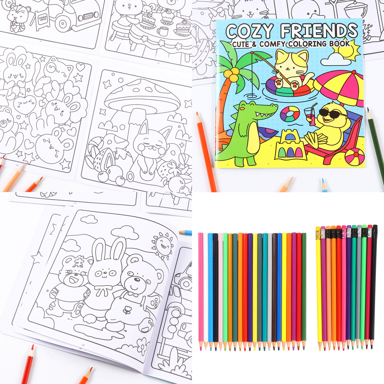 Kids Education Books - 24 Pages Kids Coloring Drawing Book