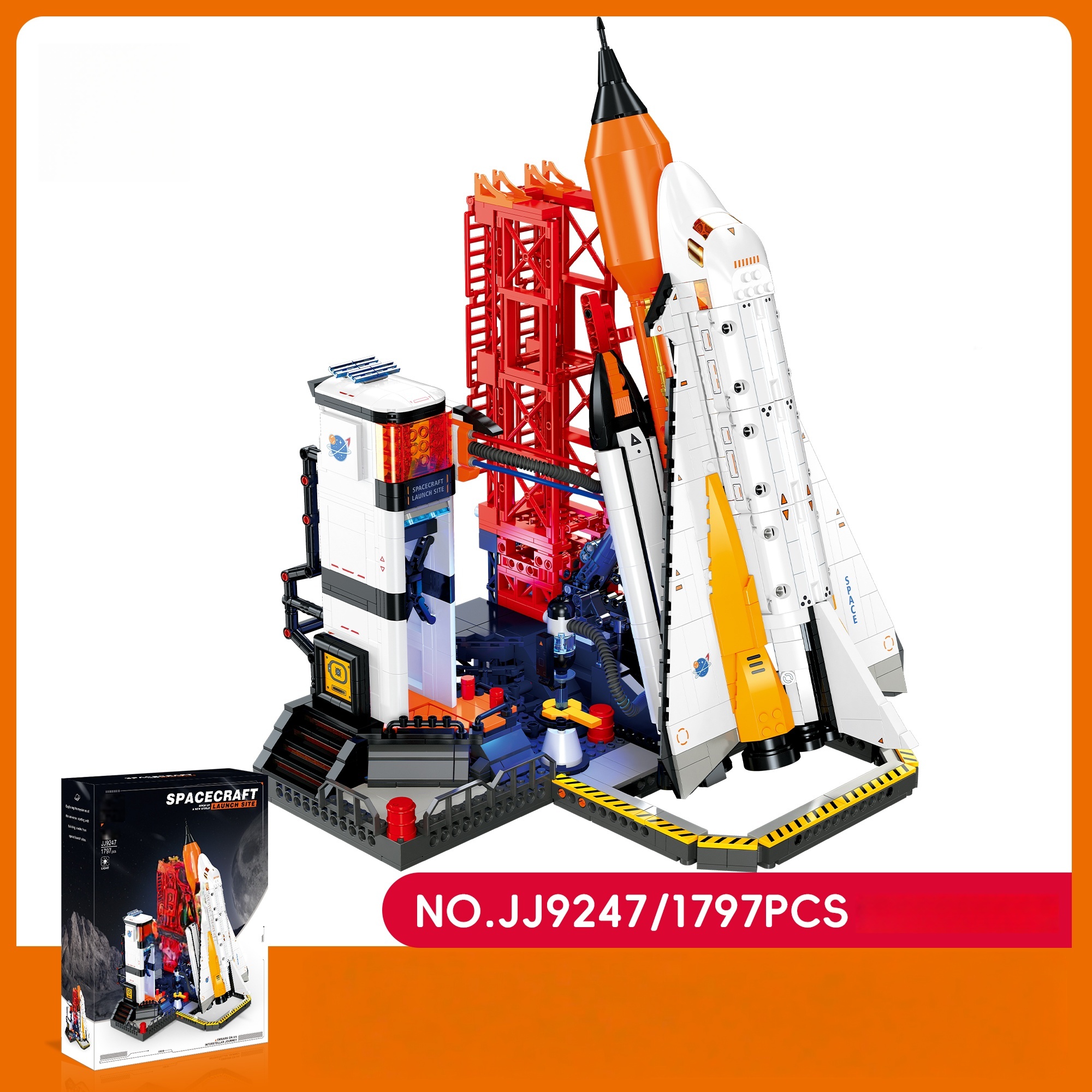 Kids Education Sites - 1797PCS Space Series Lighted Space Launch