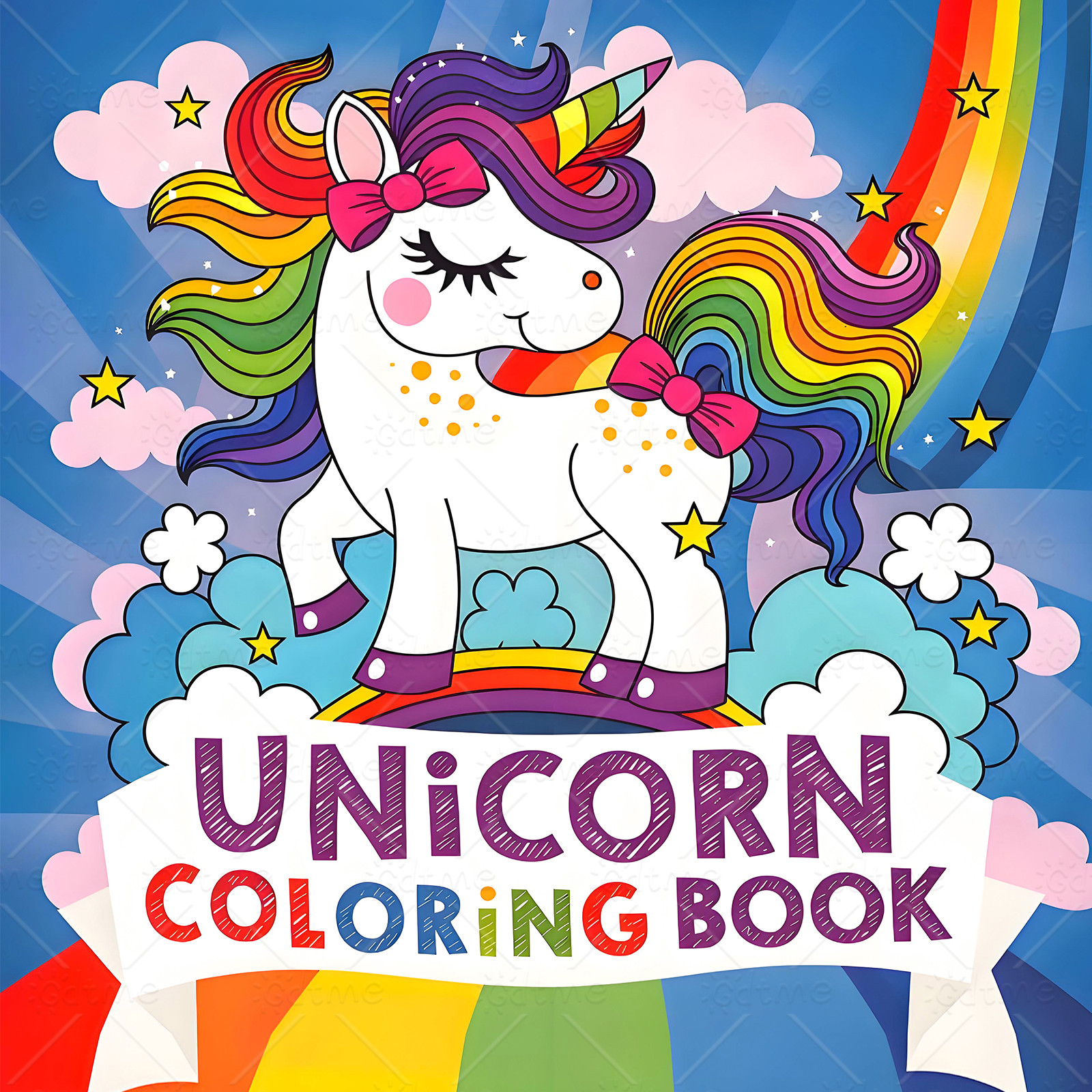 Kids Education Books - Magical Friends Coloring Book Adult Relieve