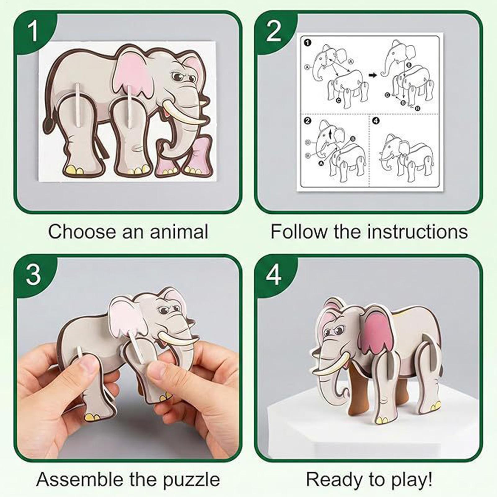 Educational Cartoon For Kids - 3D Cartoon Puzzles For Kids 7