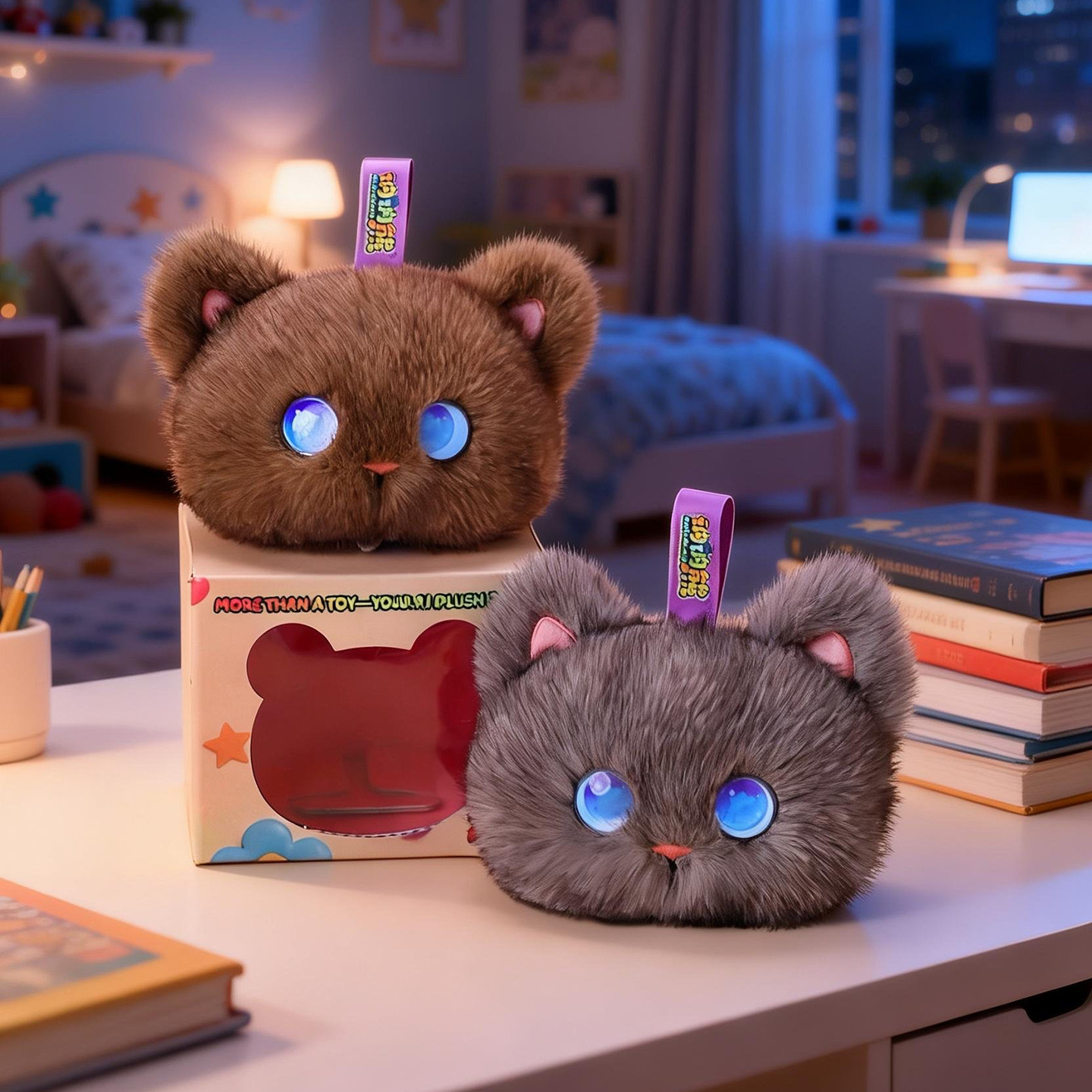 Kids Education Toy - Tobot AI Plush Cat Toy Interactive