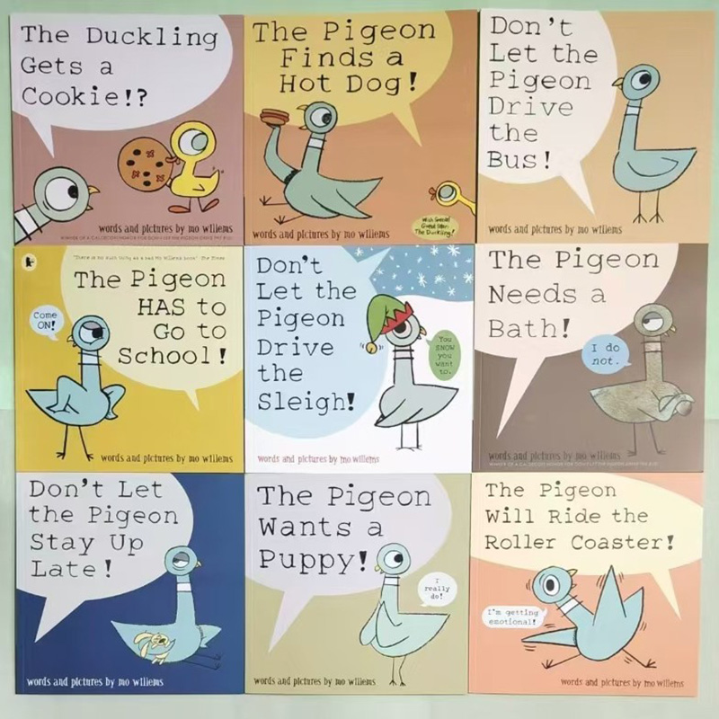 Kids Education Picture - 9 Books Don't Let the Pigeon