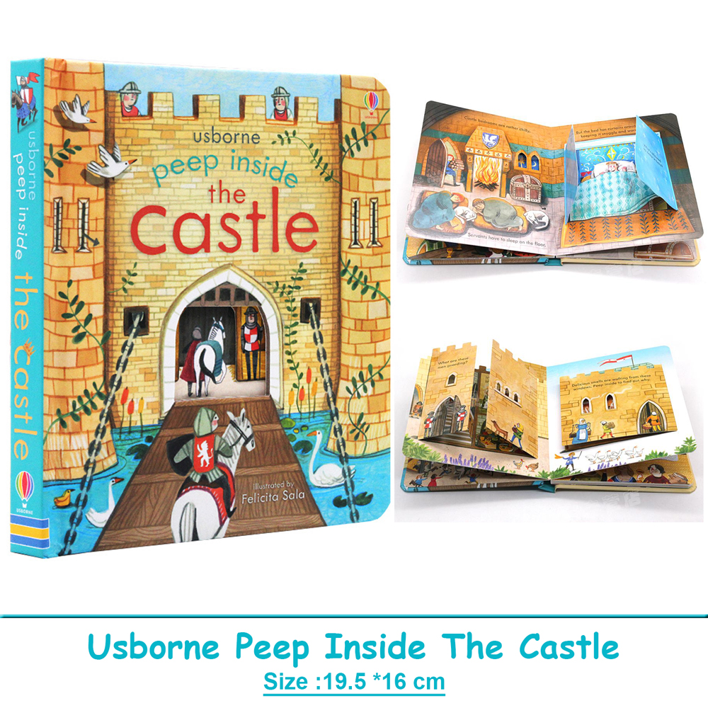 Kids Education Picture - Usborne Peep Inside The Castle Montessori