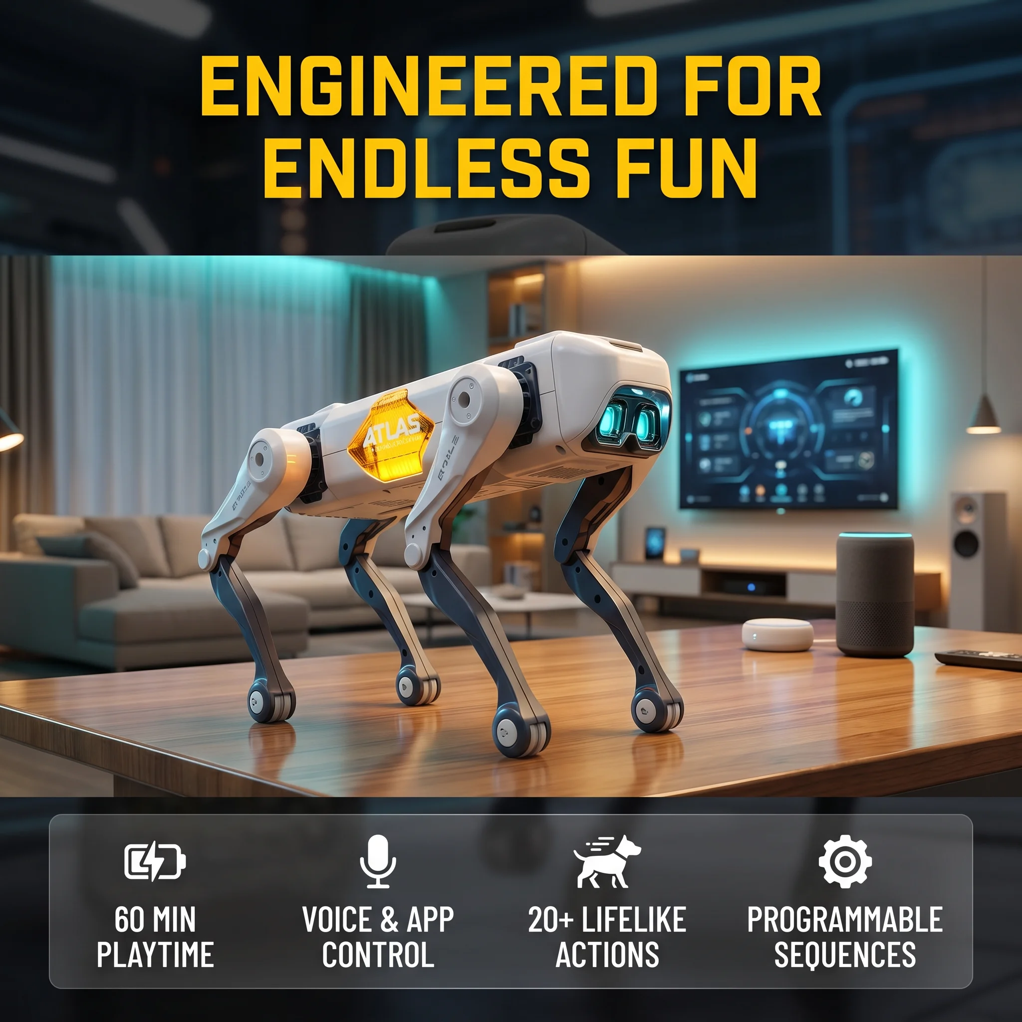 Kids Education Toy - AI Smart Robot Dog, Voice &