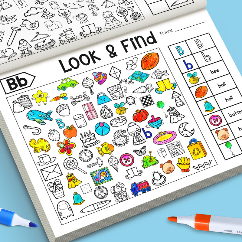 Kids Finding Item Fun Coloring - огляд і ціна Kids Education Books