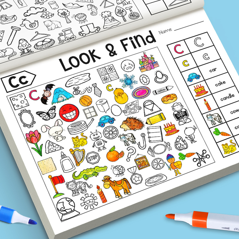 Kids Finding Item Fun Coloring - огляд і ціна Kids Education Books