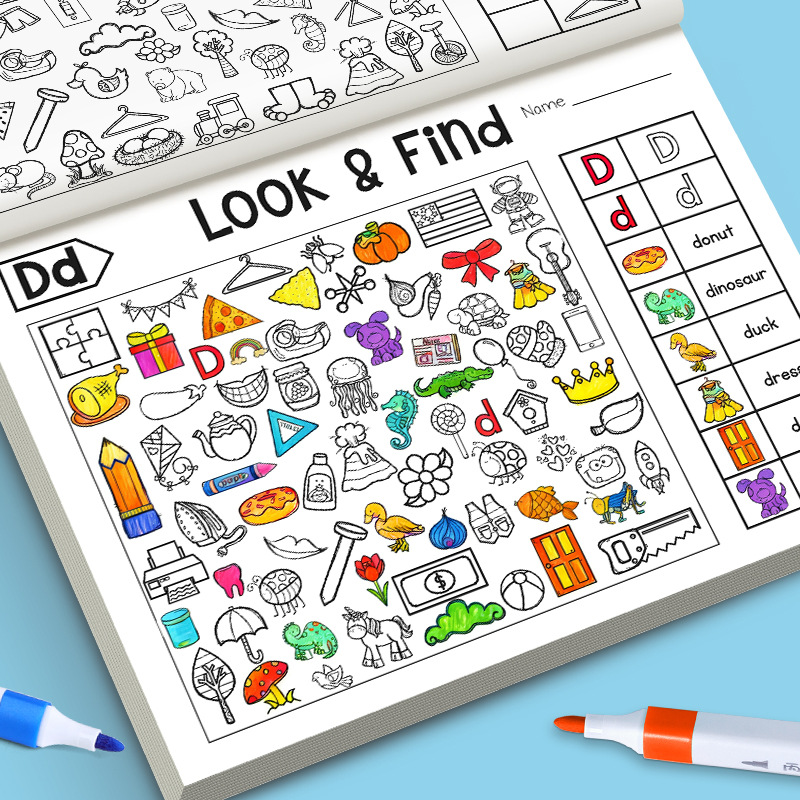 Kids Finding Item Fun Coloring - огляд і ціна Kids Education Books