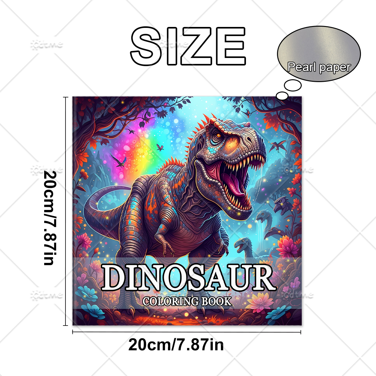 DINOSAUR Coloring Book Adult R - огляд і ціна Kids Education Books