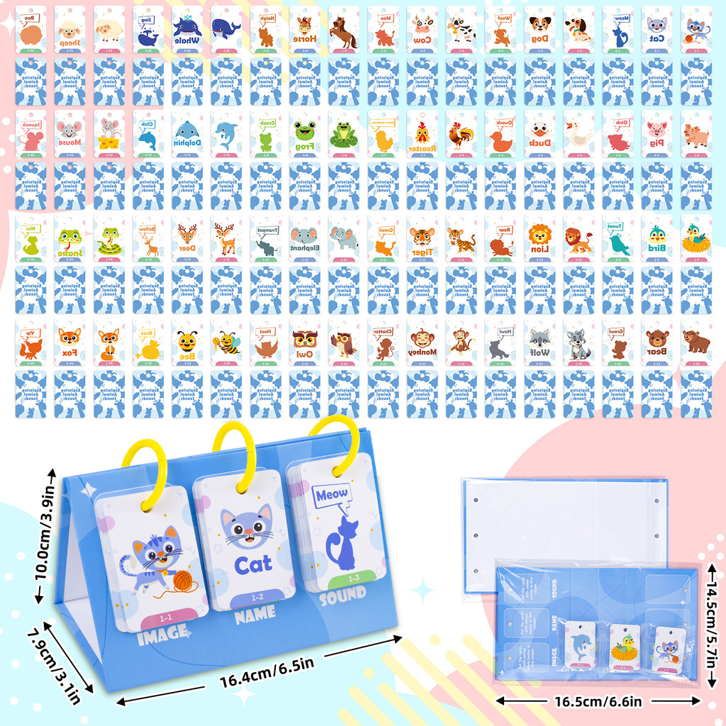 72Pcs Kids Learn Animal Sounds - огляд і ціна Kids Education Picture