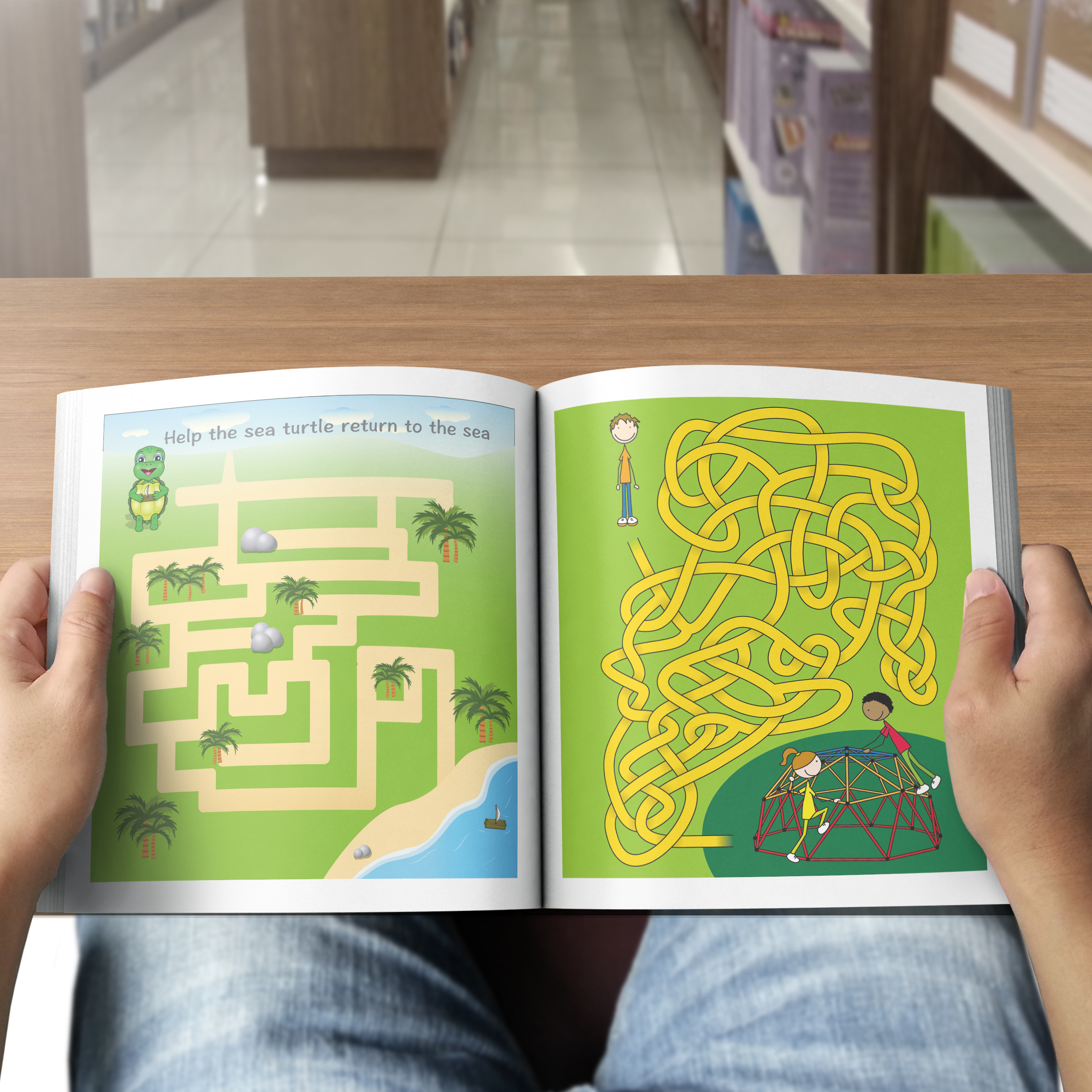 Interactive Maze Puzzle Book f - огляд і ціна Kids Education Books