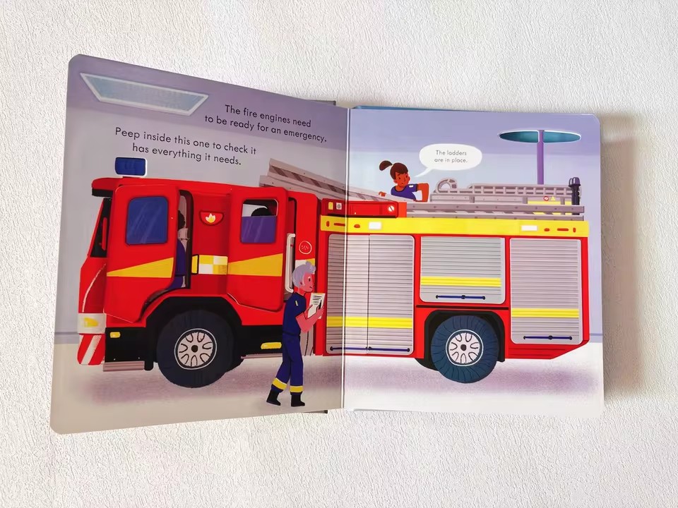 Usborne Peep Inside How A Fire - огляд і ціна Kids Education Books