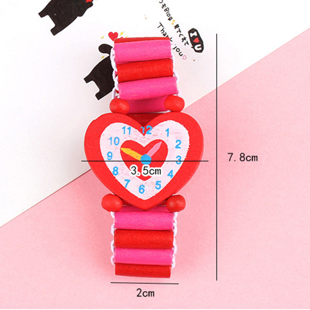 5Pcs Kids Wooden Cartoon Watch - огляд і ціна Educational Cartoon For Kids