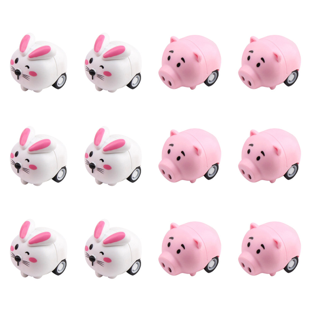12Pcs Pullback Vehicles Cartoo - огляд і ціна Educational Cartoon For Kids