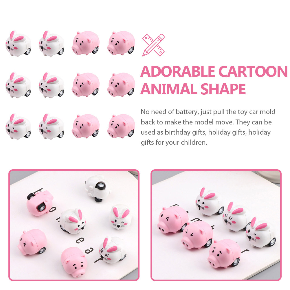 12Pcs Pullback Vehicles Cartoo - огляд і ціна Educational Cartoon For Kids