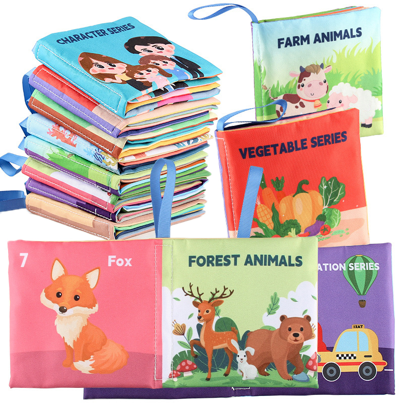 [J] Cloth Book For Early Educa - огляд і ціна Kids Education Books