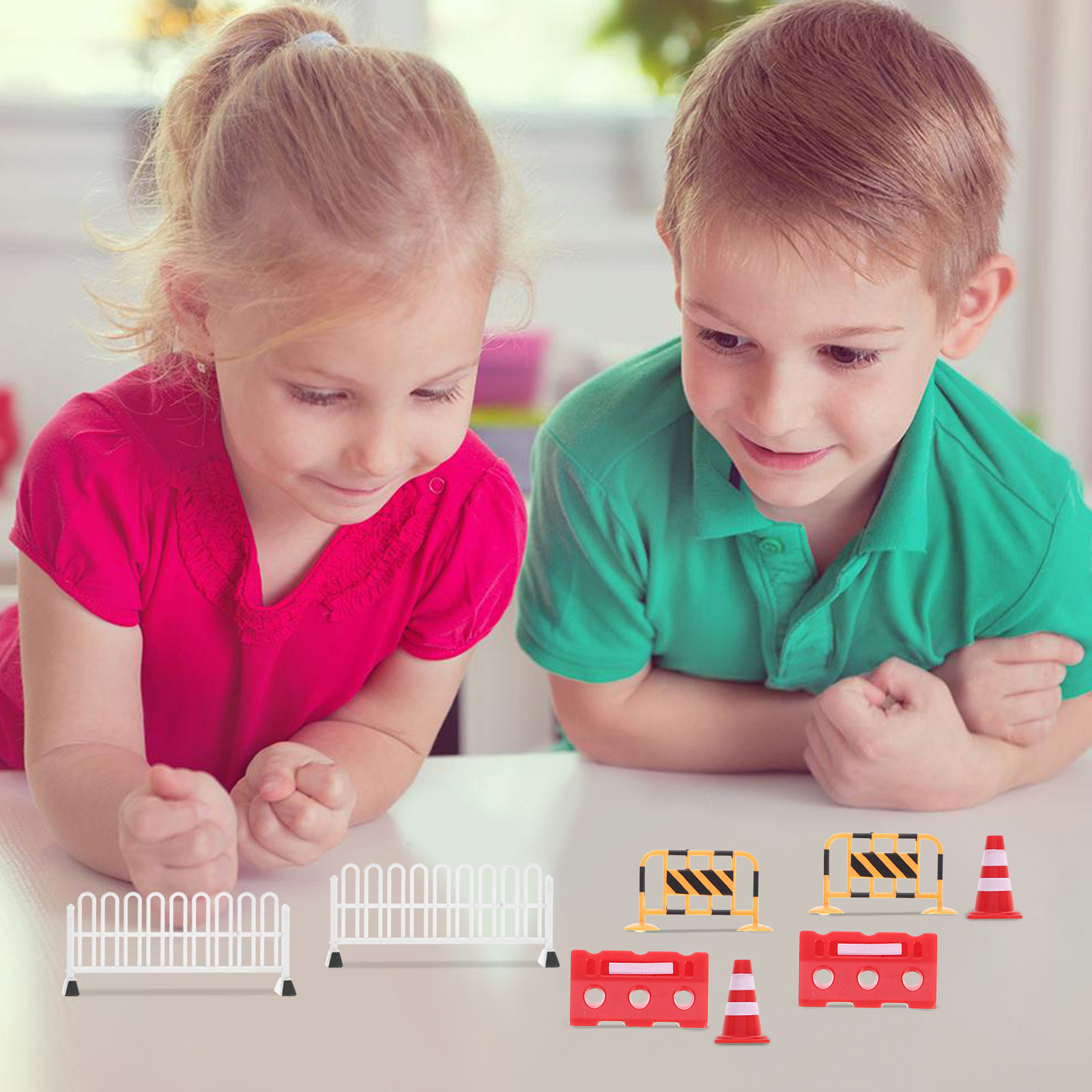 8Pcs Kids Traffic Roadblock Re - огляд і ціна Kids Education Sites