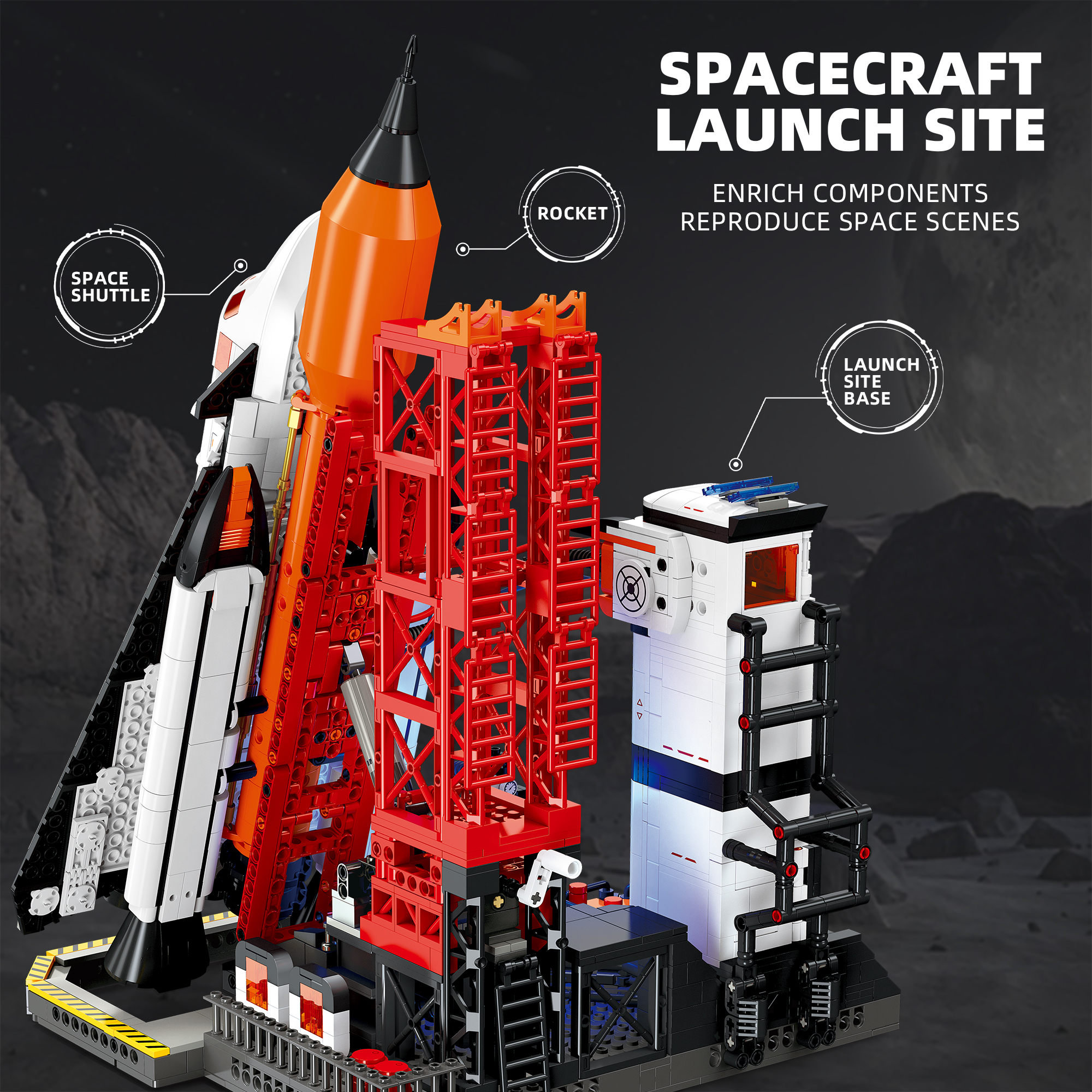 1797PCS Space Series Lighted S - огляд і ціна Kids Education Sites