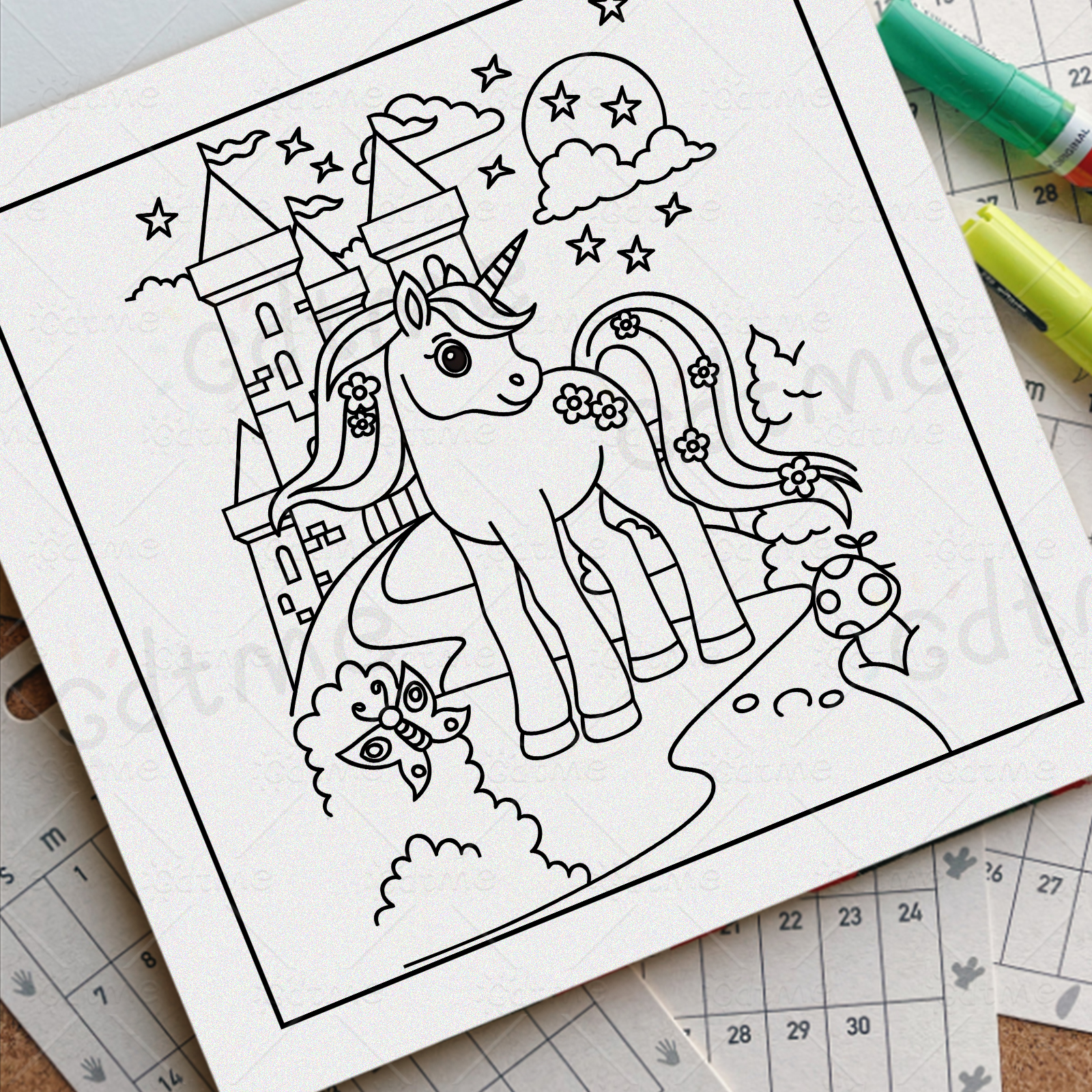Magical Friends Coloring Book  - огляд і ціна Kids Education Books