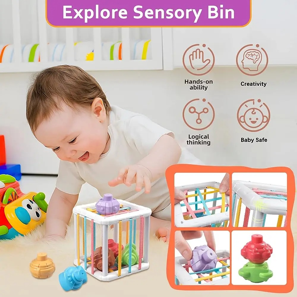 Rainbow Colorful Montessori Sh - огляд і ціна Kids Education Toy