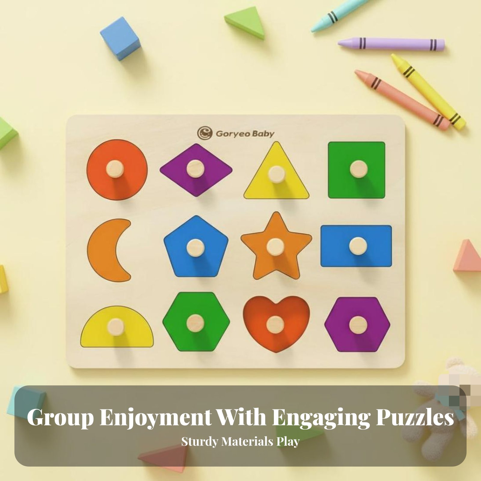 Number Game Board, Wooden Shap - огляд і ціна Kids Education Toy