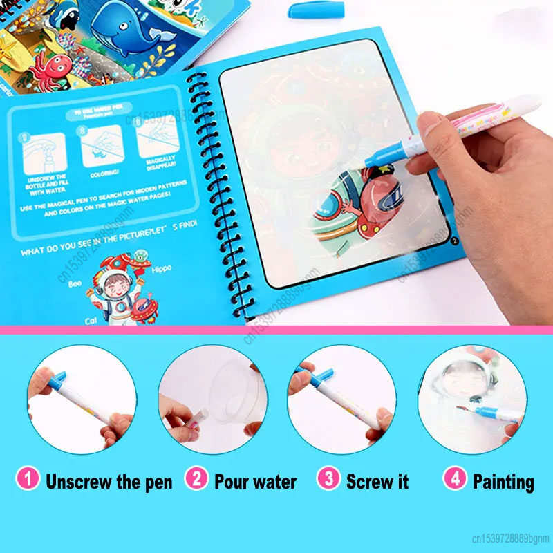 Cartoon Magic Water Painting C - огляд і ціна Educational Cartoon For Kids