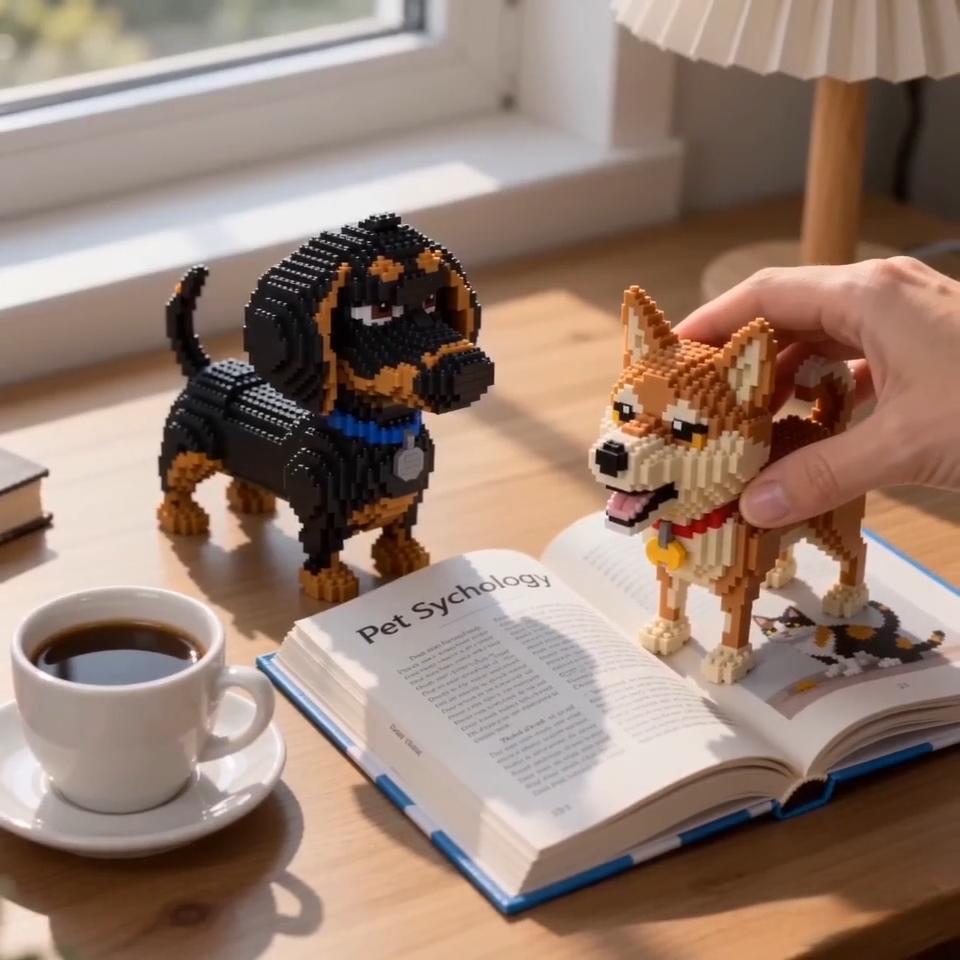 KNEW BUILT Shiba Inu Dogs Mode - огляд і ціна Kids Education And Recreation