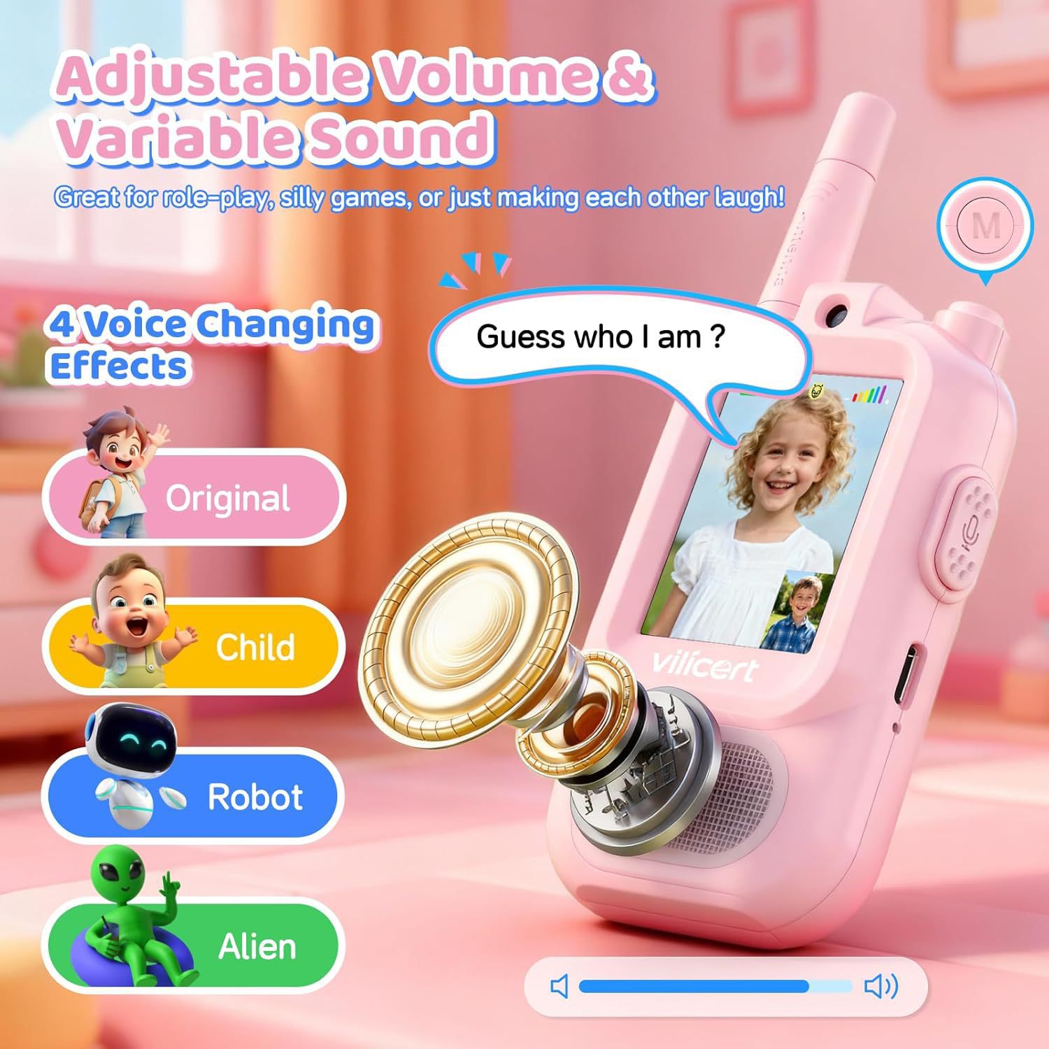 2PC Kids Video Walkie Talkies  - огляд і ціна Kids Education And Recreation