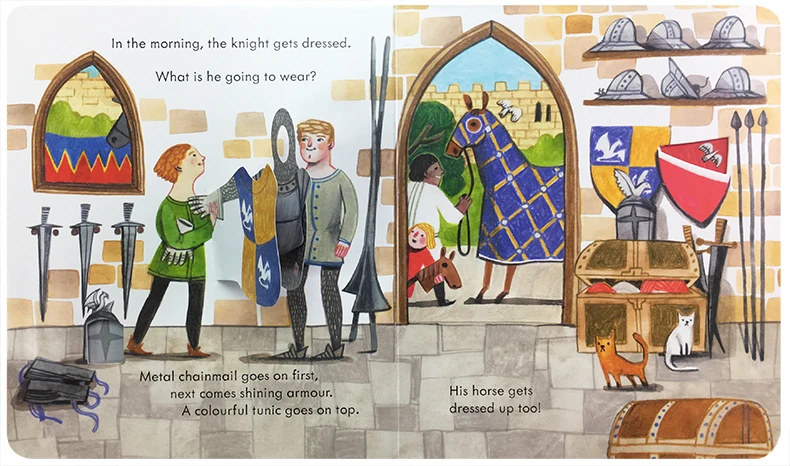 Usborne Peep Inside The Castle - огляд і ціна Kids Education Picture