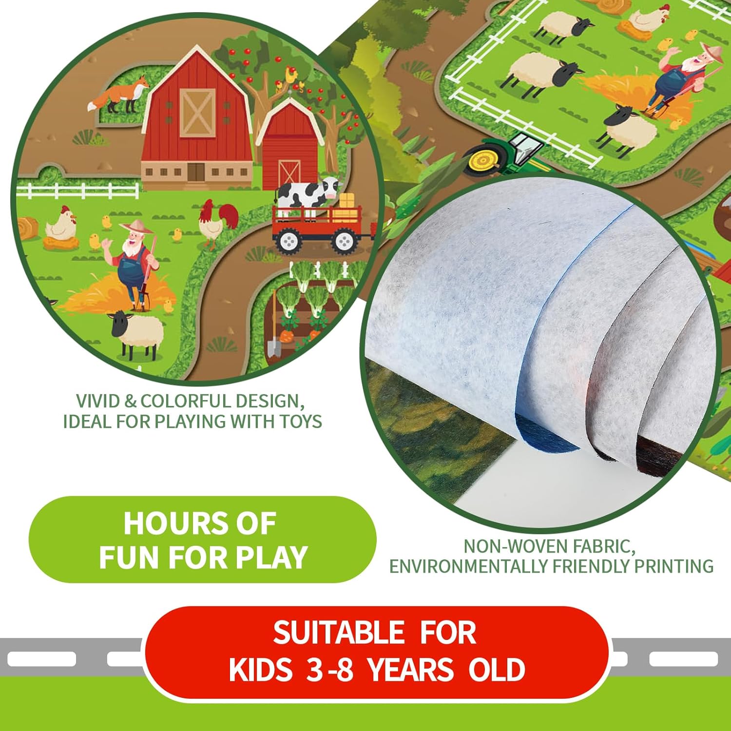 Kids Dream Mat Happy Farm Acti - огляд і ціна Kids Education Toy