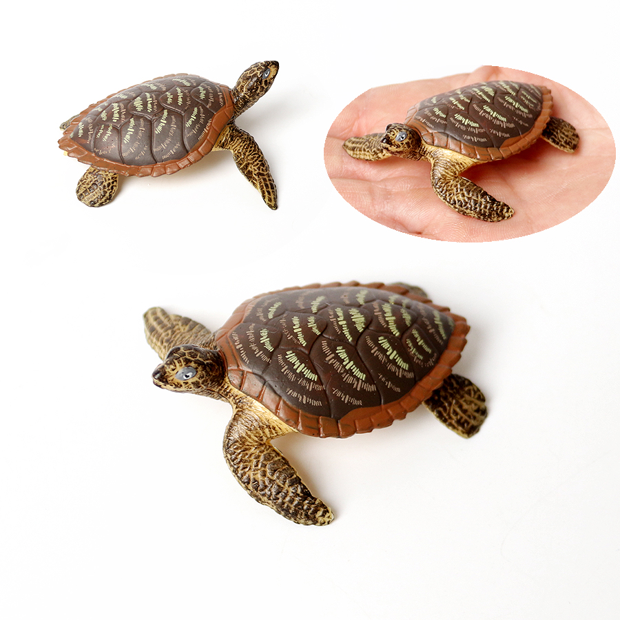 Realistic Plastic Sea Turtle L - огляд і ціна Kids Education Shows