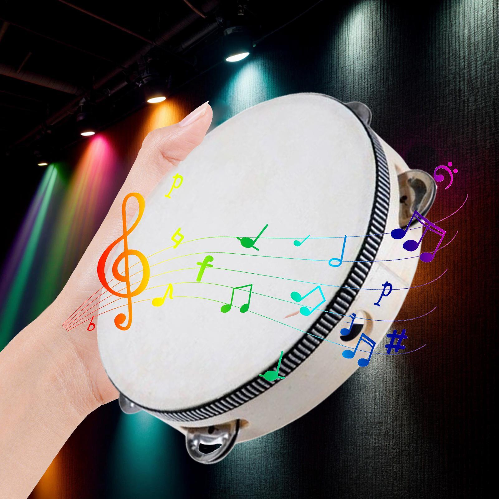 Tambourine For Kids 6 Inch Han - огляд і ціна Kids Education And Recreation