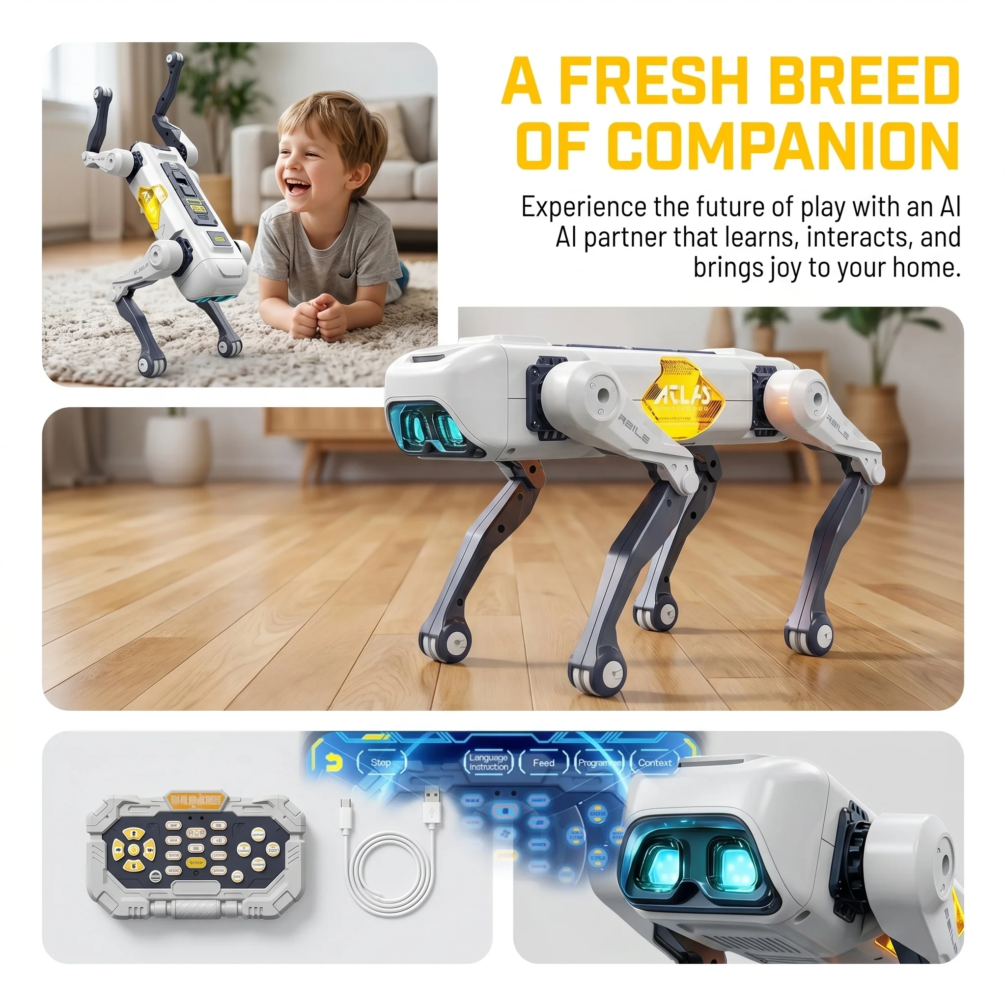 AI Smart Robot Dog, Voice & AP - огляд і ціна Kids Education Toy