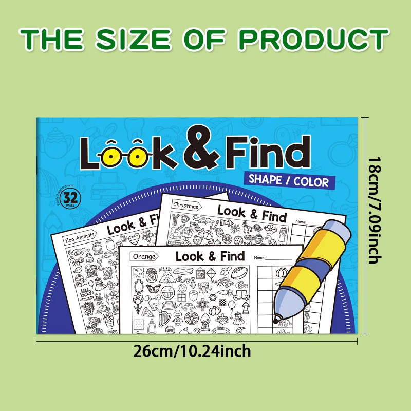 Children's Search Activity Boo - огляд і ціна Kids Education Books