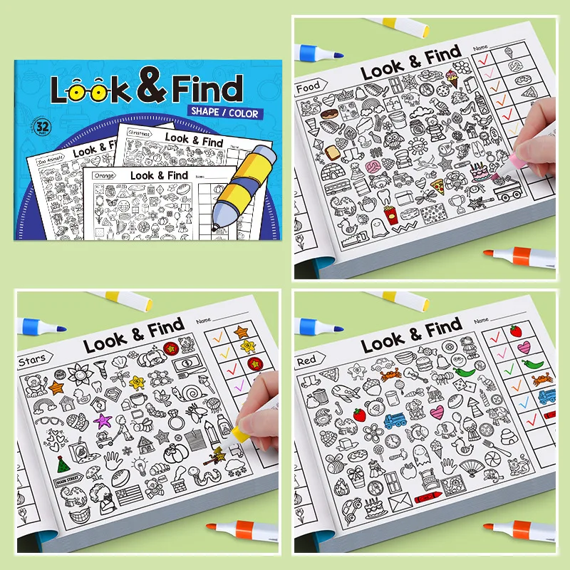 Children's Search Activity Boo - огляд і ціна Kids Education Books