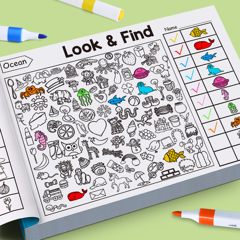 Children's Search Activity Boo - огляд і ціна Kids Education Books