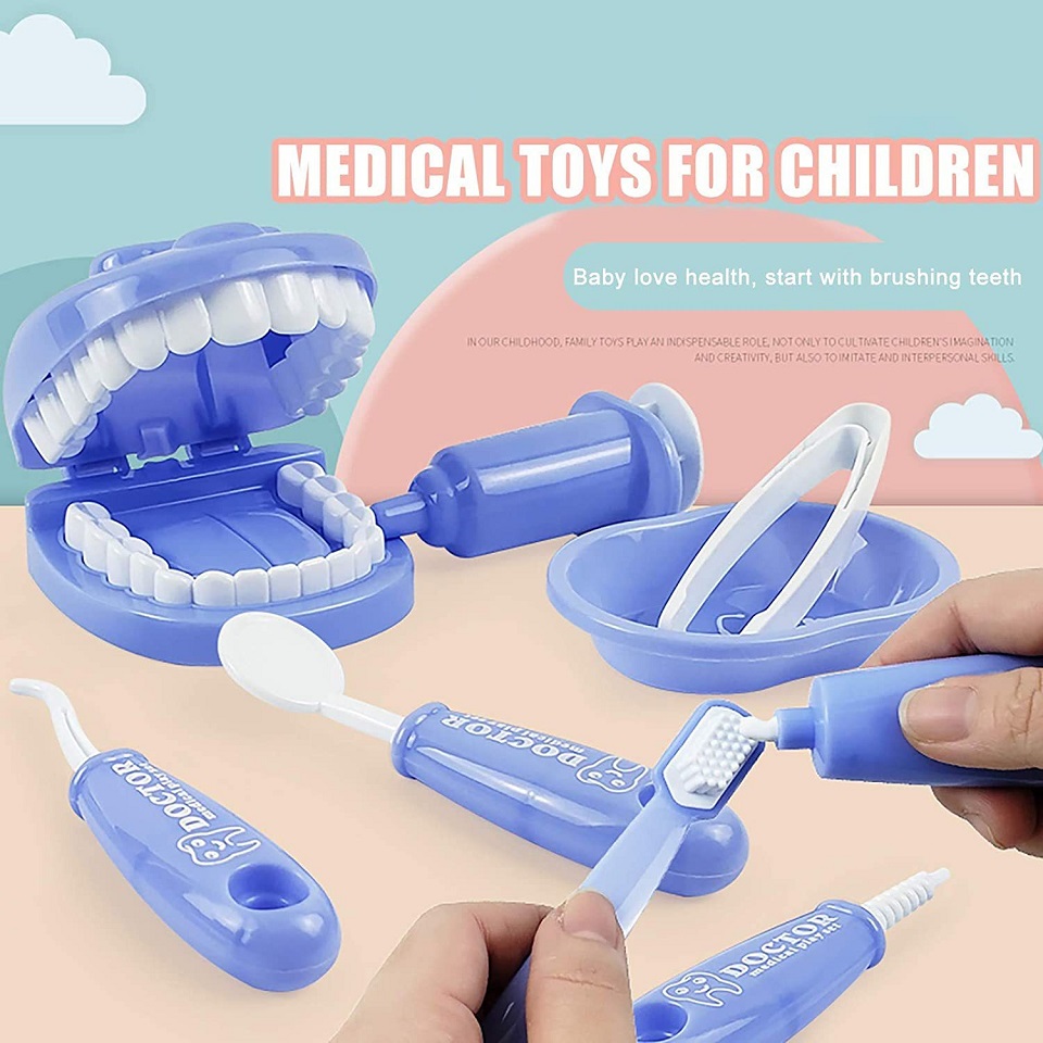 9Pcs Dental Kit Toy Dentistry  - огляд і ціна Kids Education Shows