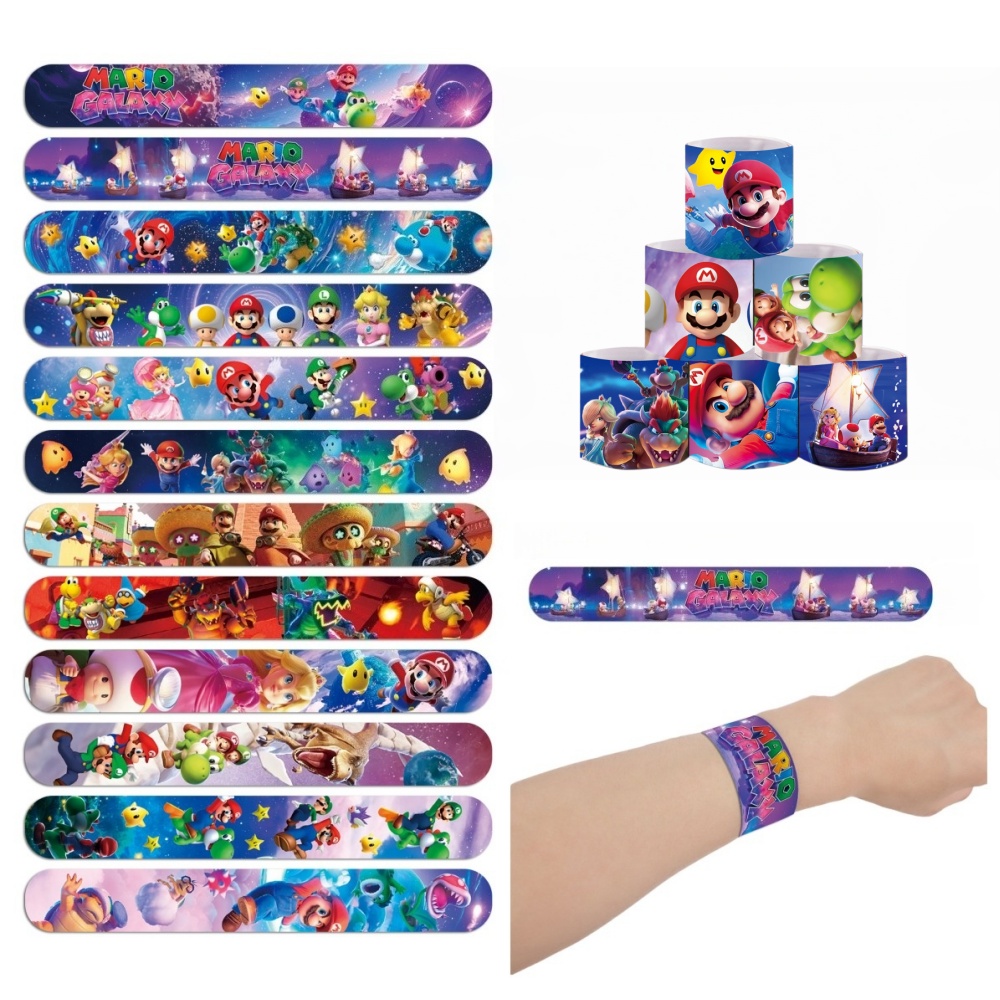 Super Mario PVC Slap Bracelets - огляд і ціна Kids Education Toy