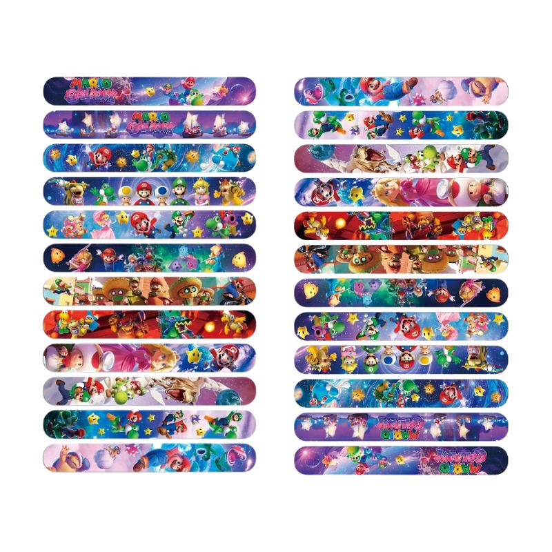 Super Mario PVC Slap Bracelets - огляд і ціна Kids Education Toy